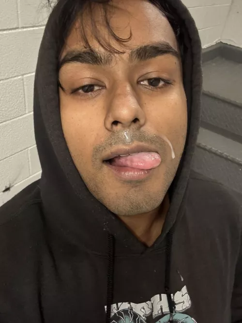 DL guy shot most of his load into my mouth, but made me walk home like this