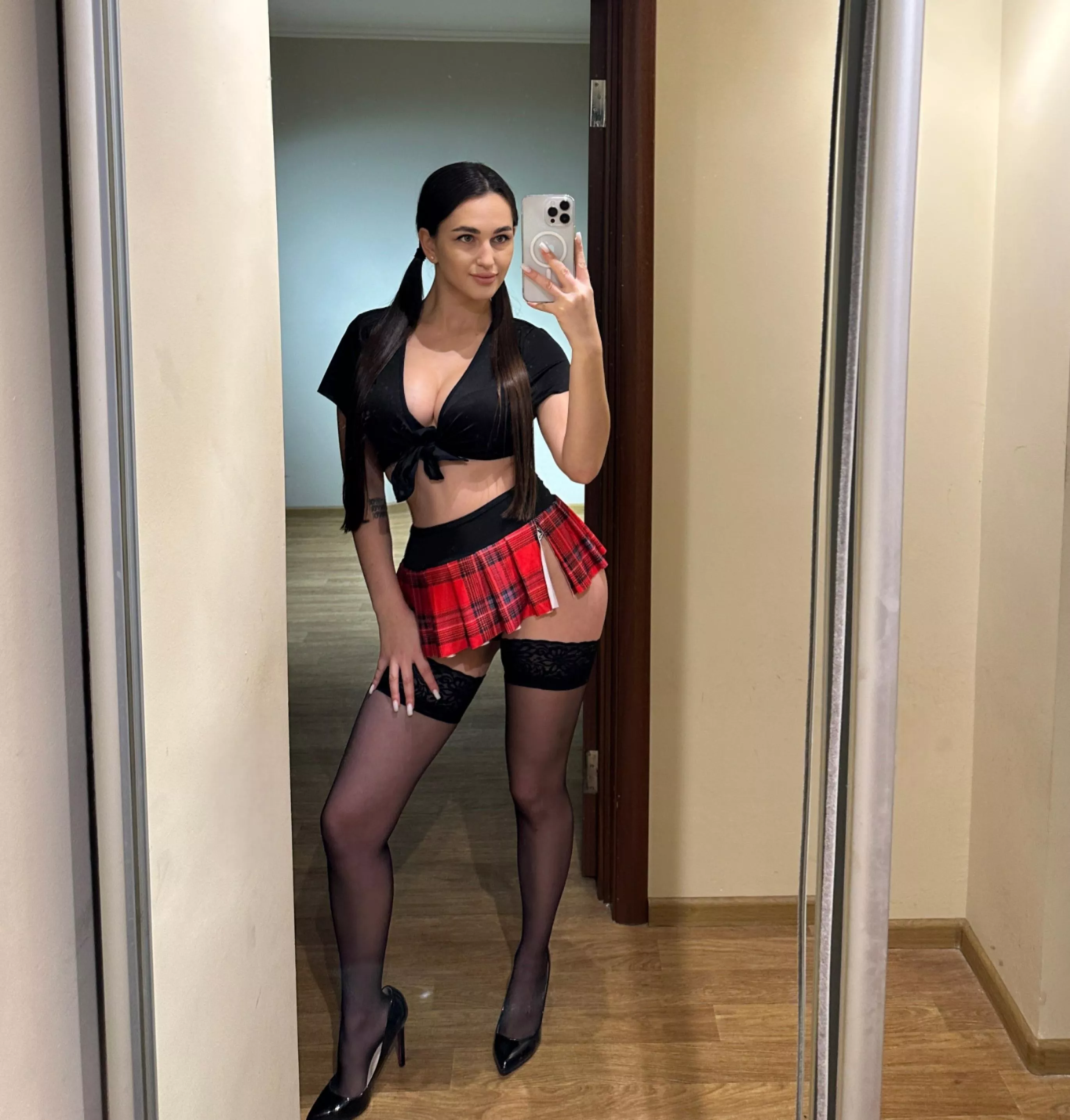 don't you think my skirt's a little short