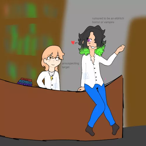 Drew my most recent pc <3
