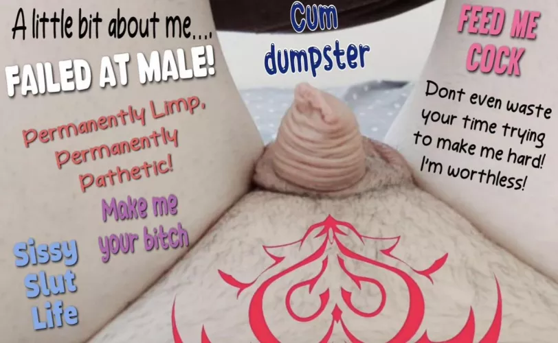 Failed male? Be the bitch