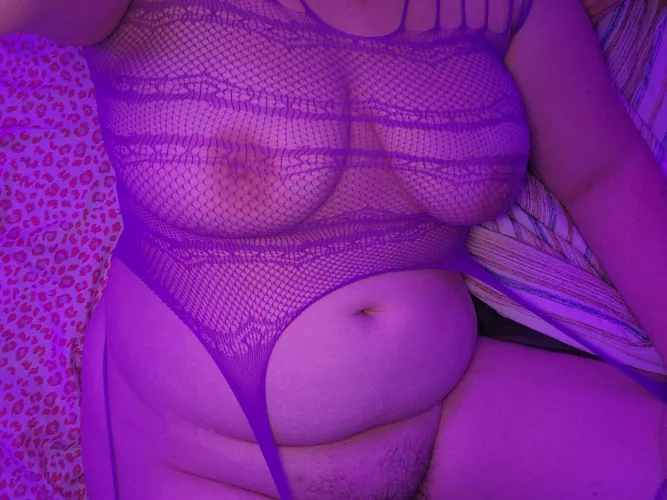 Feeling frisky in my fishnets