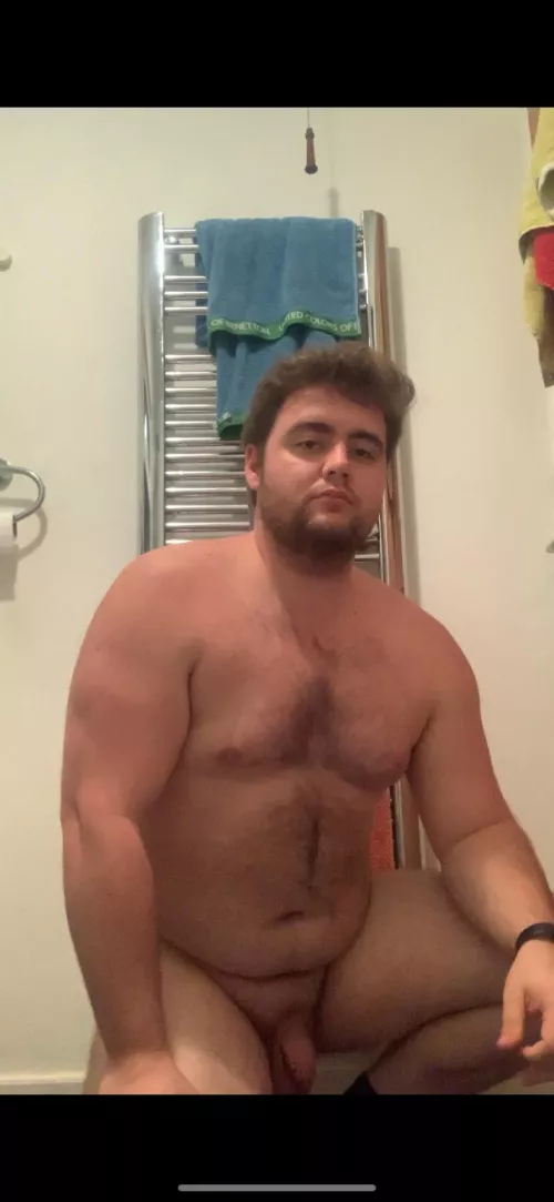 Finishing work means no clothes 