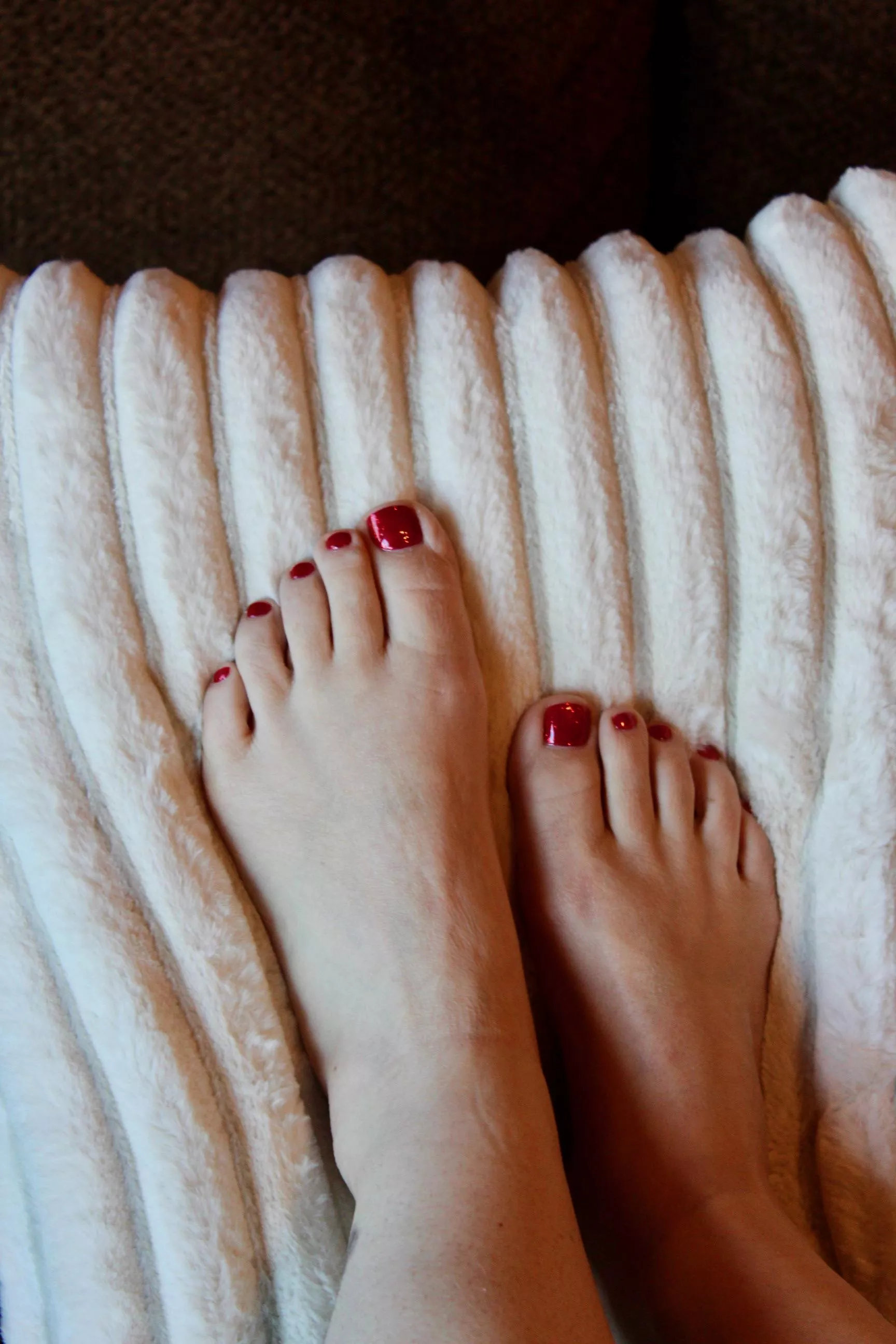 Getting ready for a quick trip.  Who wants to buy my next pedicure?