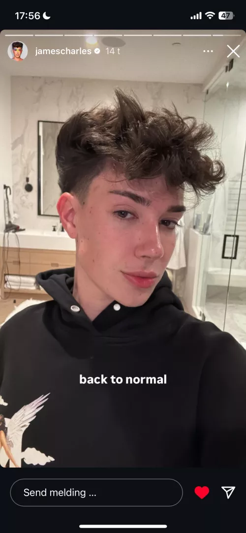 I actually like his “normal” (natural) look the best. 🥰