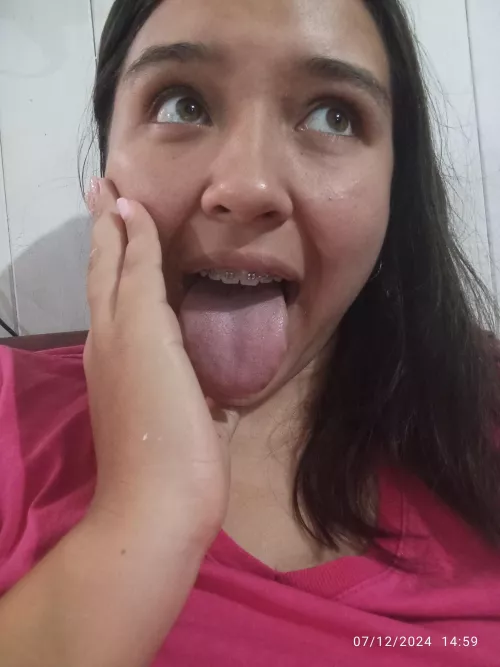 I have a long and rich tongue