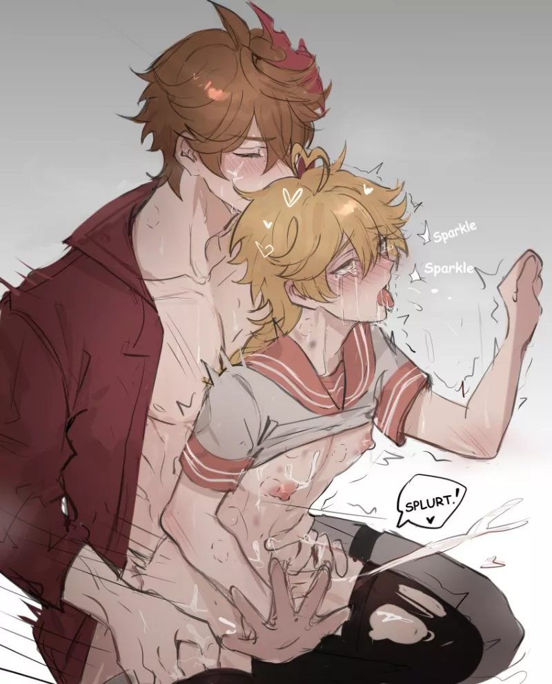 I would trade everything i have to be with a femboy like this~~