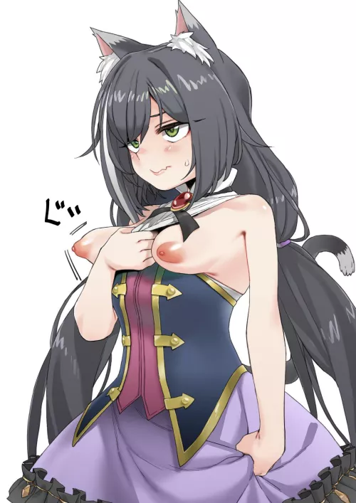 Karyl showing her tits