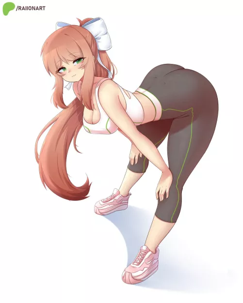 Monika Getting Ready To Work Out (RaionArt)