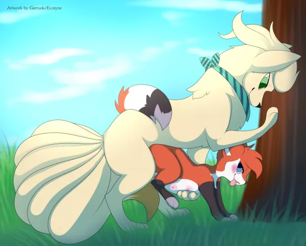 ninetales/fox pregnant sex [M/F] (garruk)