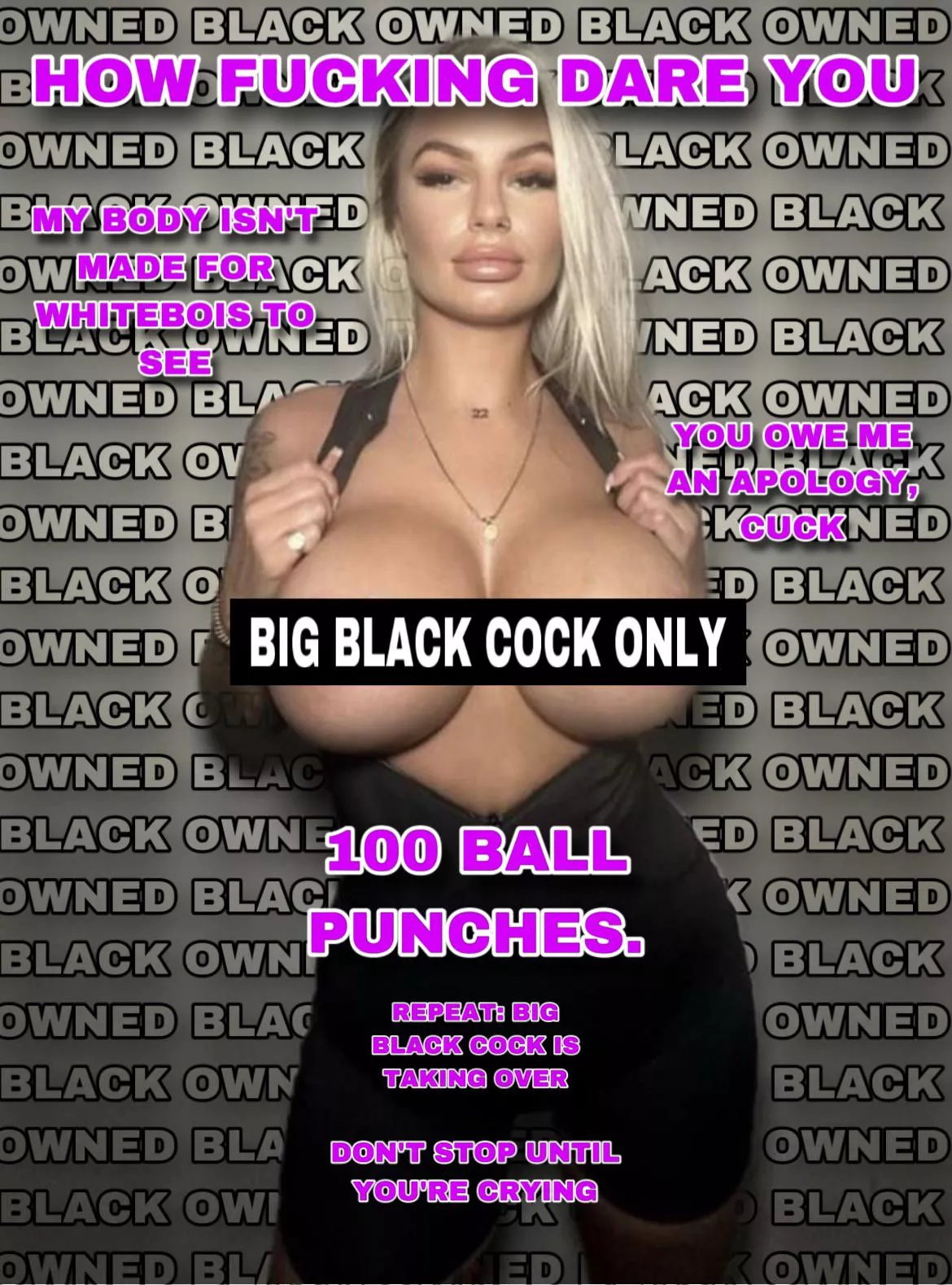 NO MERCY FOR PATHETIC WHITE BALLS♠️