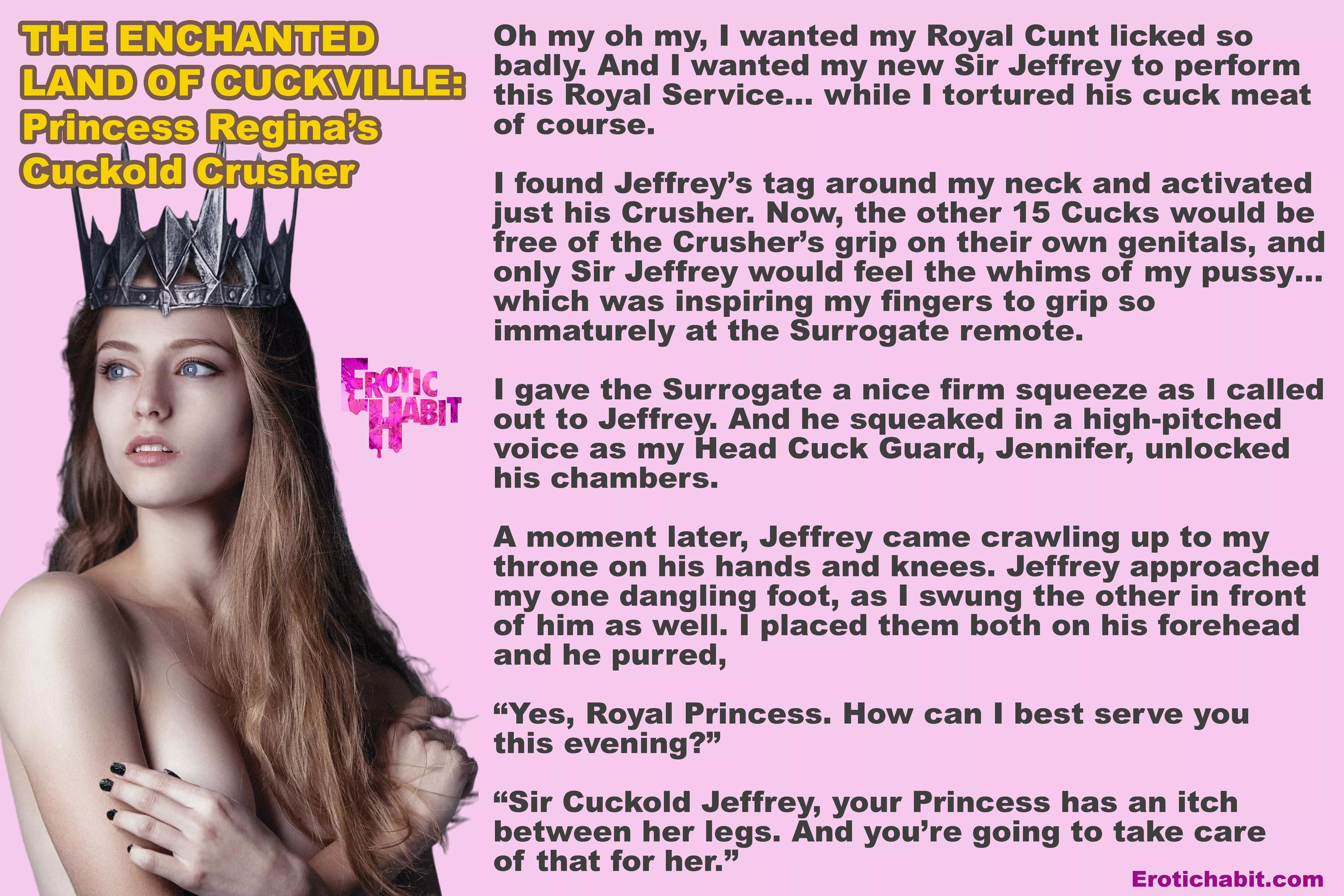 Princess Regina’s Cuckold Crusher 😈🍒 (erotichabit at ImageFap)