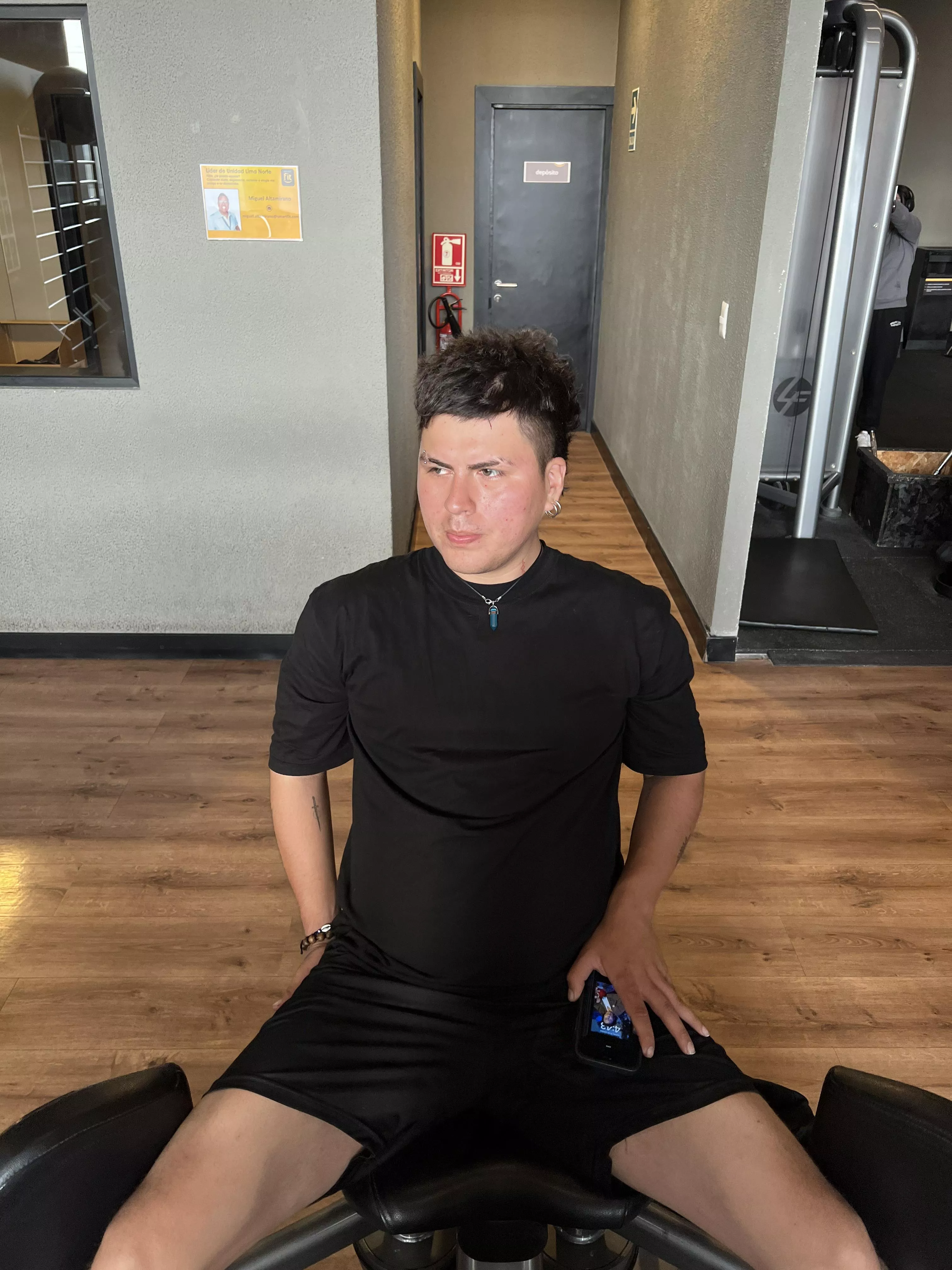 Saturdays at the gym, today it's time to strengthen the muscles haha