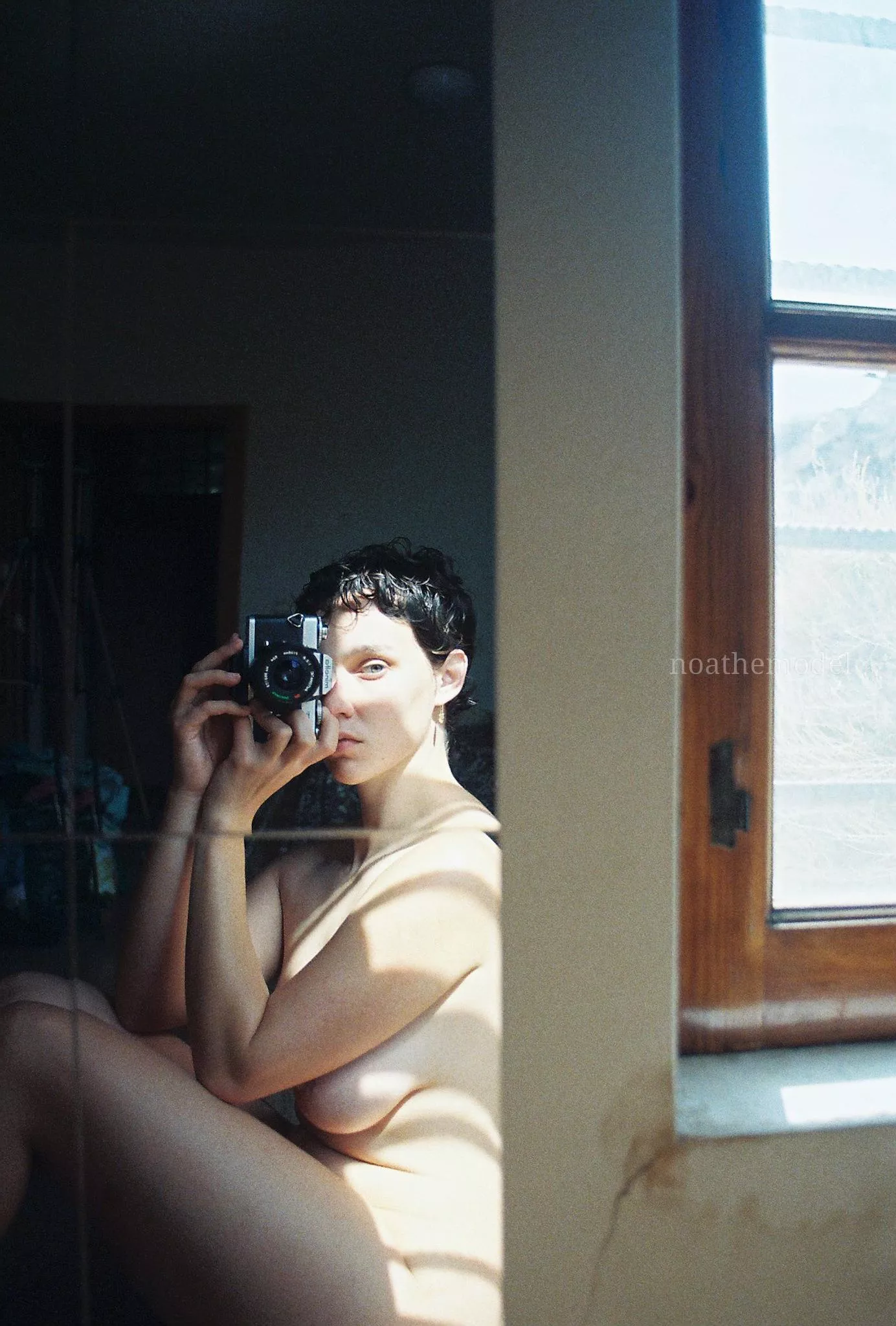 Selfportrait on film