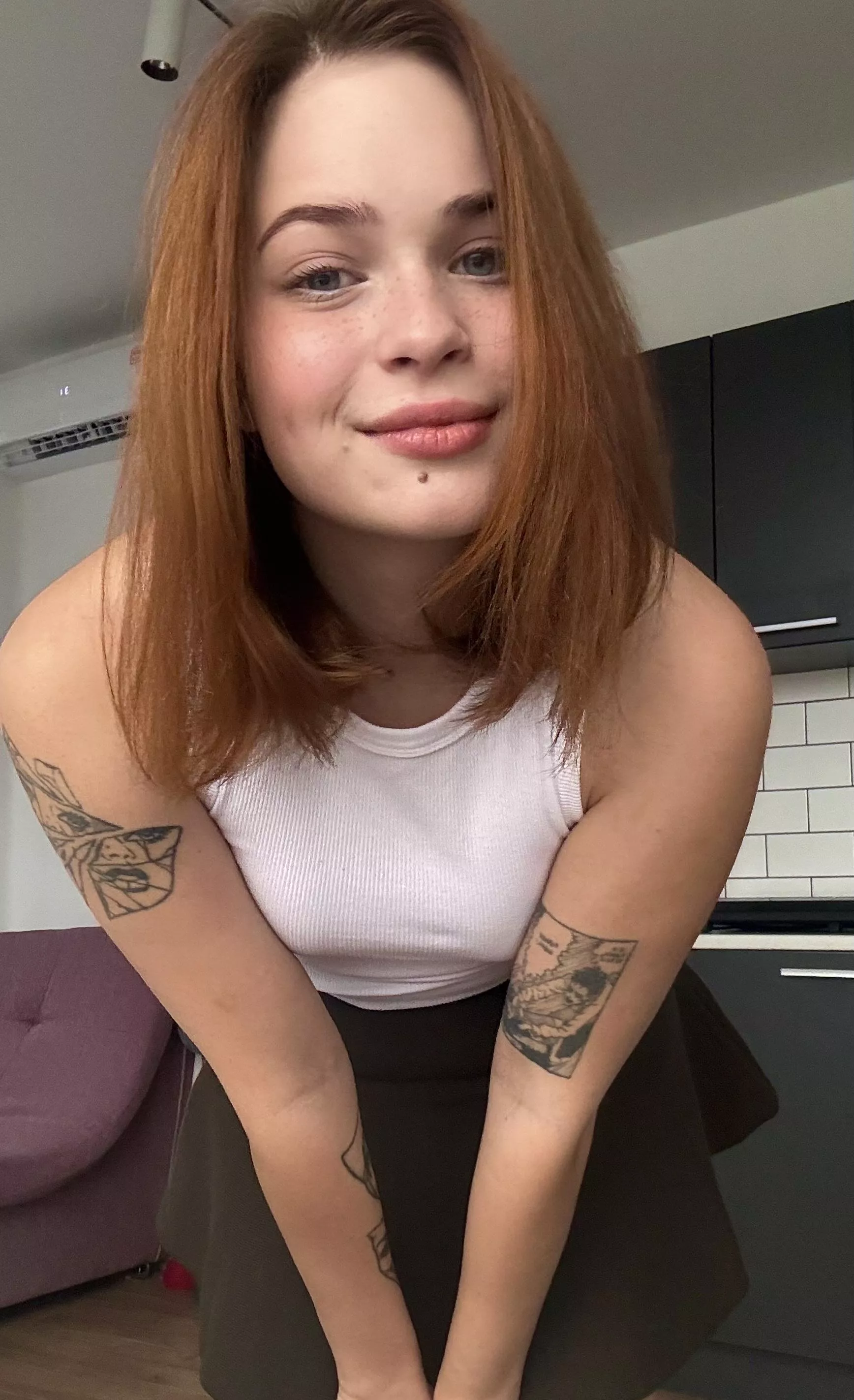 Skirt and cute smile charming combo? ✨