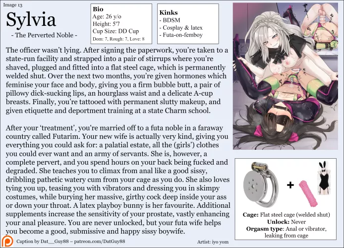 Sold to be her sissy boywife~ [Chastity] [BDSM] [Femdom] [Artist: iyo yom]