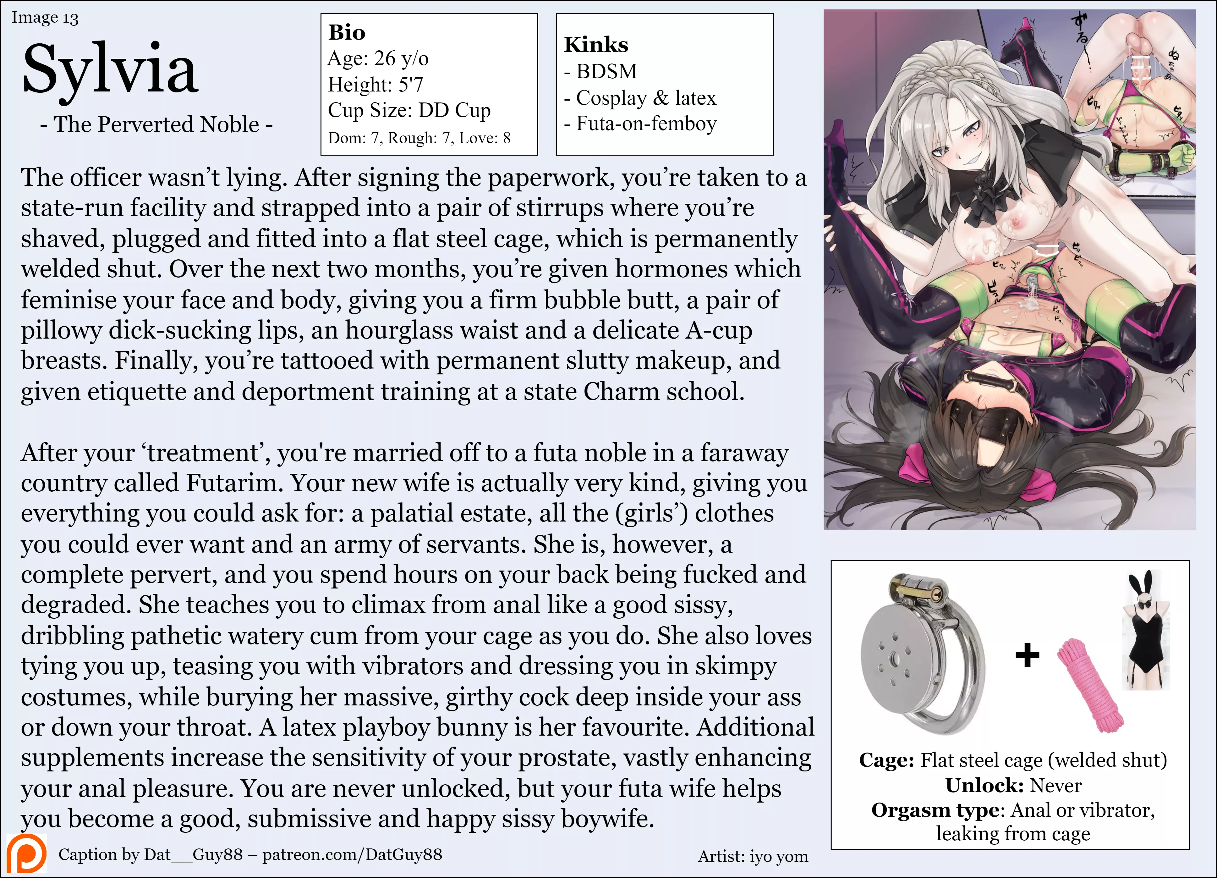 Sold to be her sissy boywife~ [Chastity] [BDSM] [Femdom] [Artist: iyo yom]