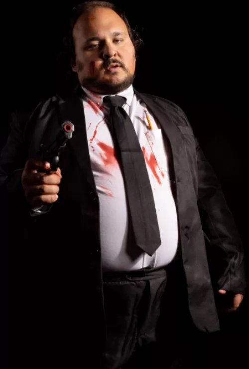 The last thing the CEO of Blue Cheese Blue Shield sees before dying