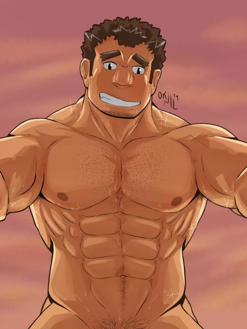 Training session POV with Kengo (by me @oknil_b)