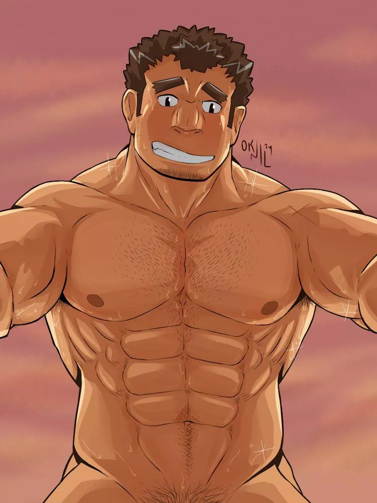 Training session POV with Kengo (by me @oknil_b)