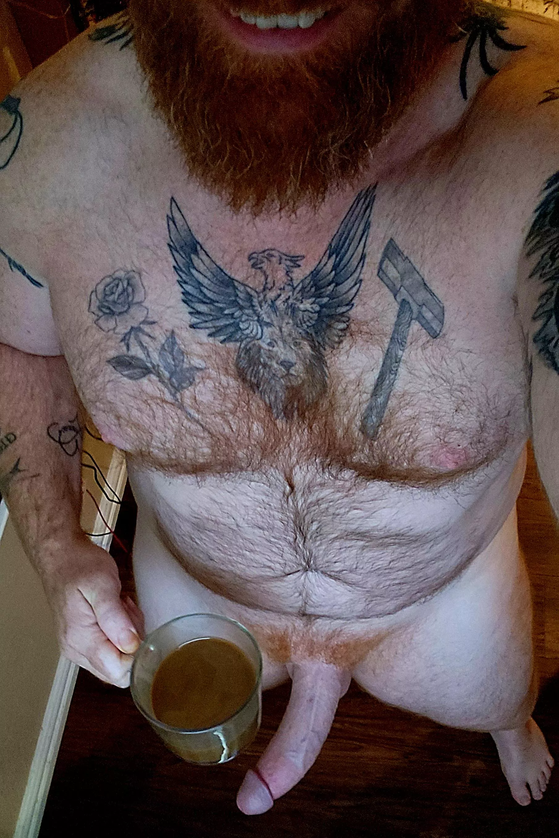 Wanna share a coffee with your big dick Goth boyfriend?