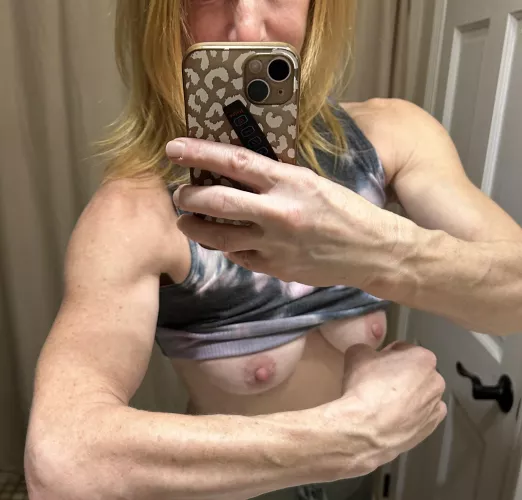 Without a gym to go to….you stack wood and split wood to stay young 