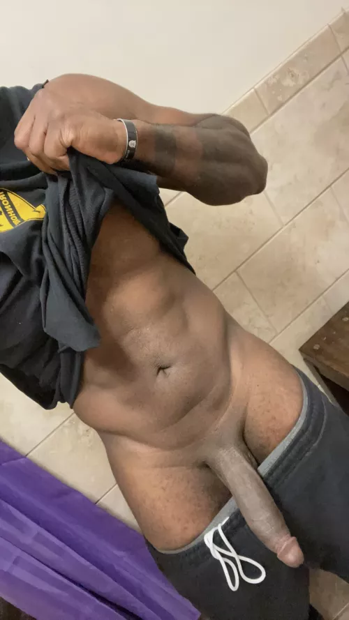 Working out really gets the blood flowing 