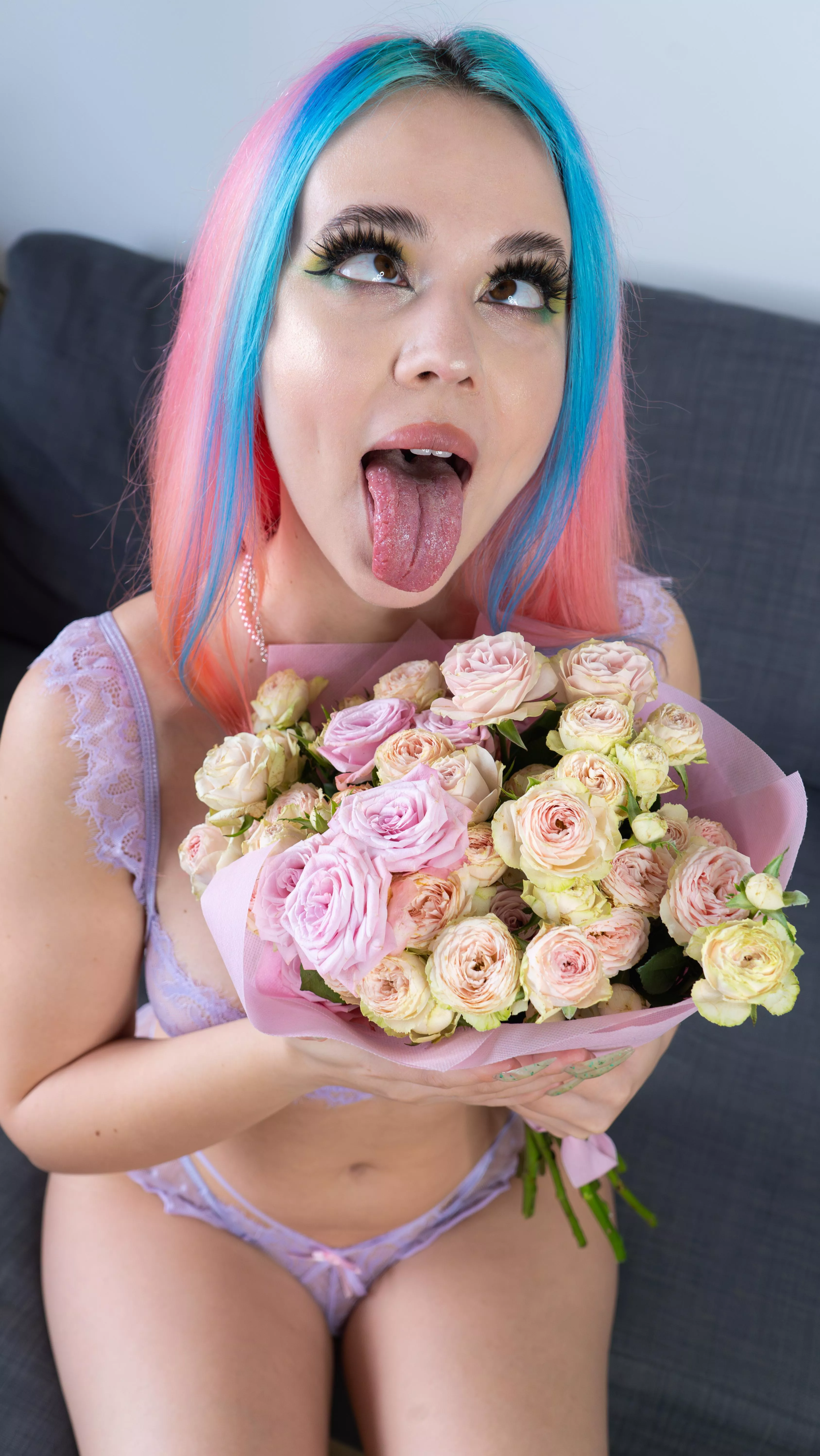 You don't have to worry, I'll swallow it all.