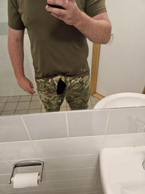 30, British Army. Unwinding after a long day....