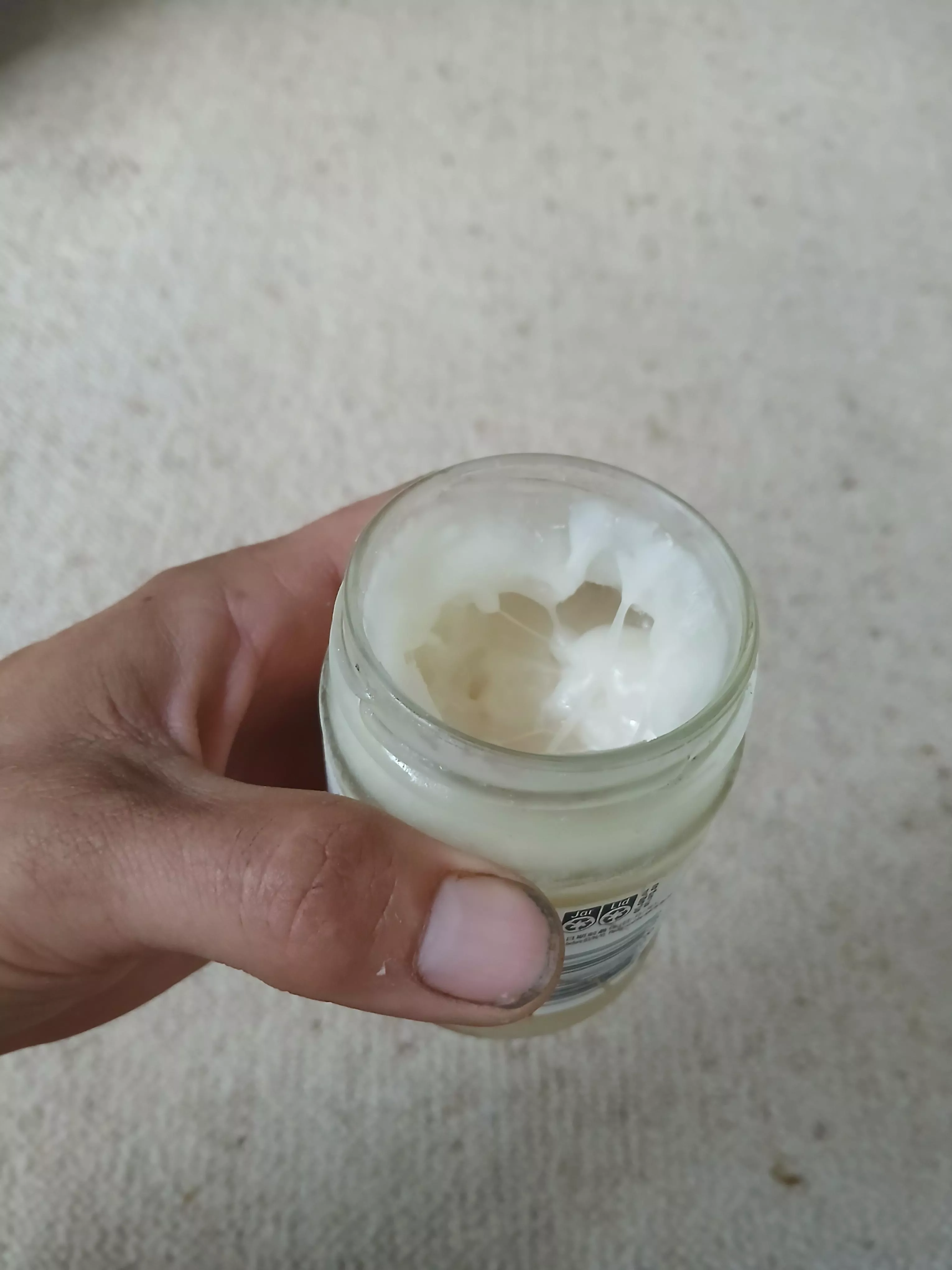 (34) Been tagging the inside of this jar for a while and freezing it. Any suggestions what to do with it when it's full? The ultimate cumtag perhaps?