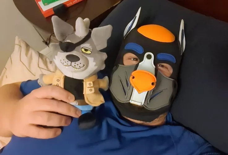 Bark, hey pups! Remember like my new littlest fan here, you know you're perfect just the way you are 🧡