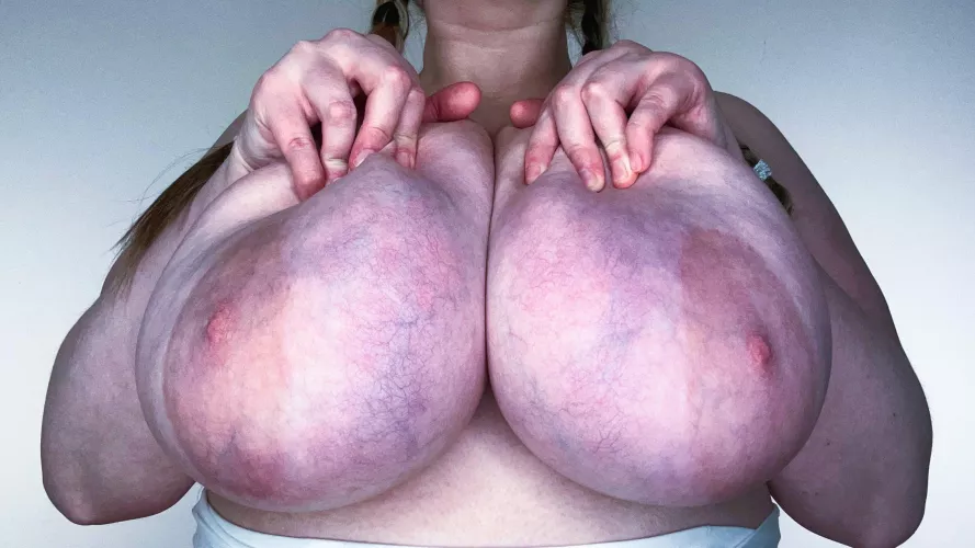 big veiny juggs something you wanna suck on?