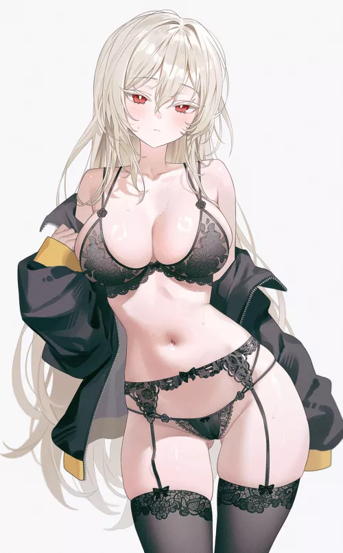 Black Lace Lingerie [Artist's Original]