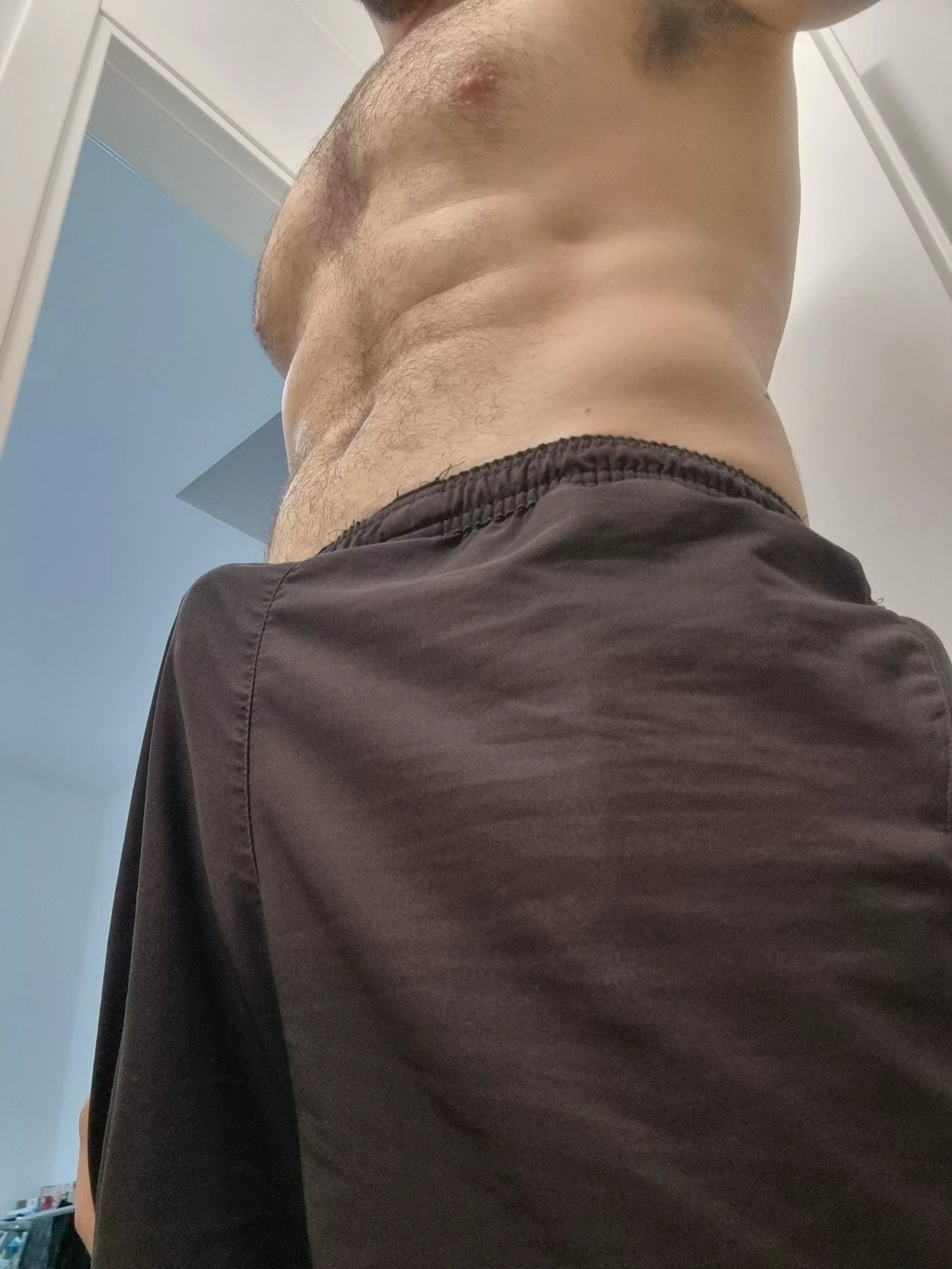 Came back from the gym like this. Can you tell that I had a good time? 