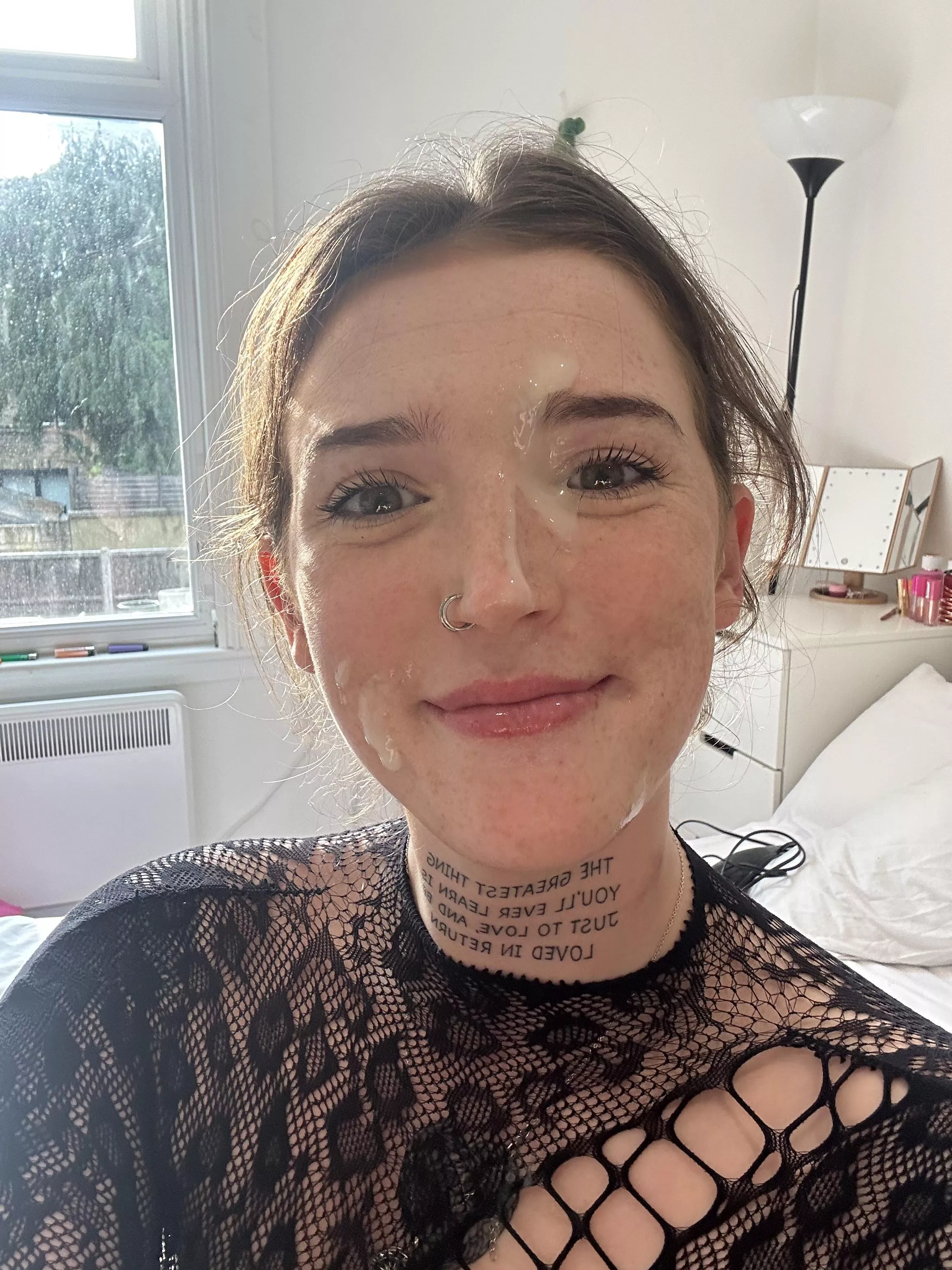 Cum can make any girl prettier 