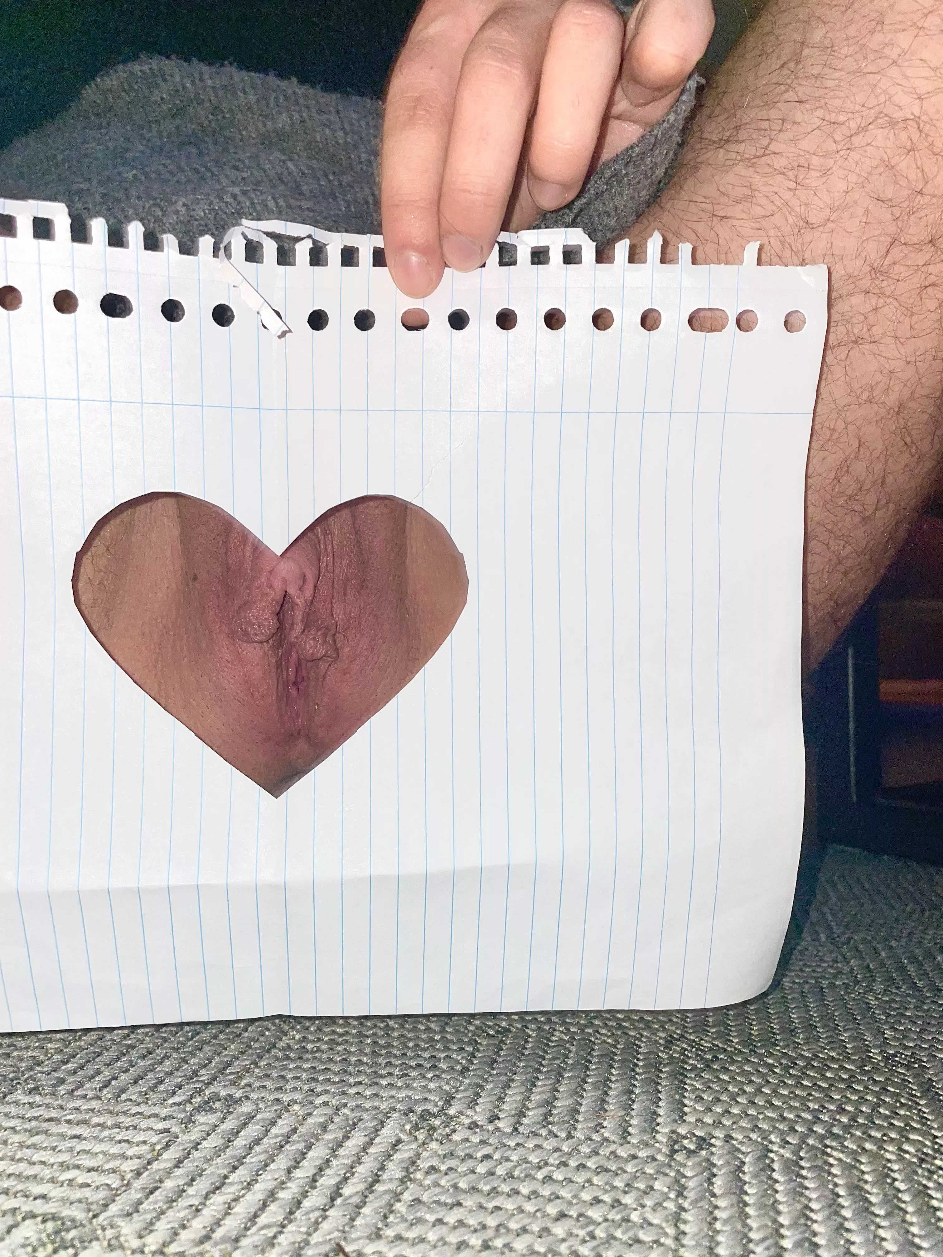 Cut out a little heart for you