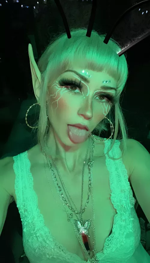 Did a cute lil elf look yesterday 🥰💕