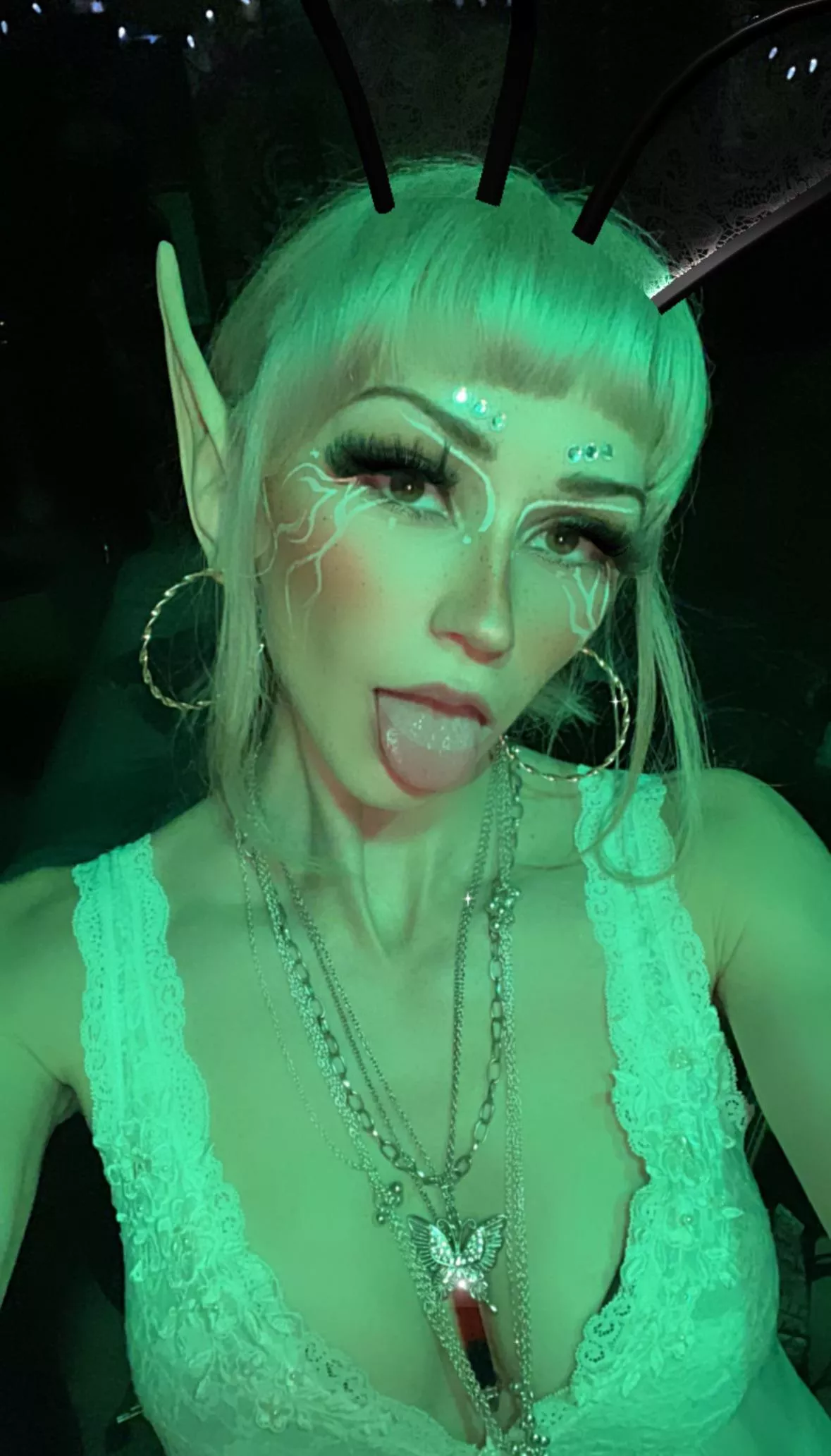 Did a cute lil elf look yesterday 🥰💕