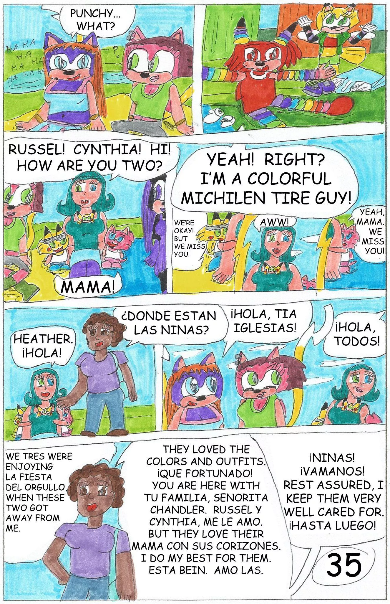 Even in his imaginary world, Chris intends to be a neglectful parent. 