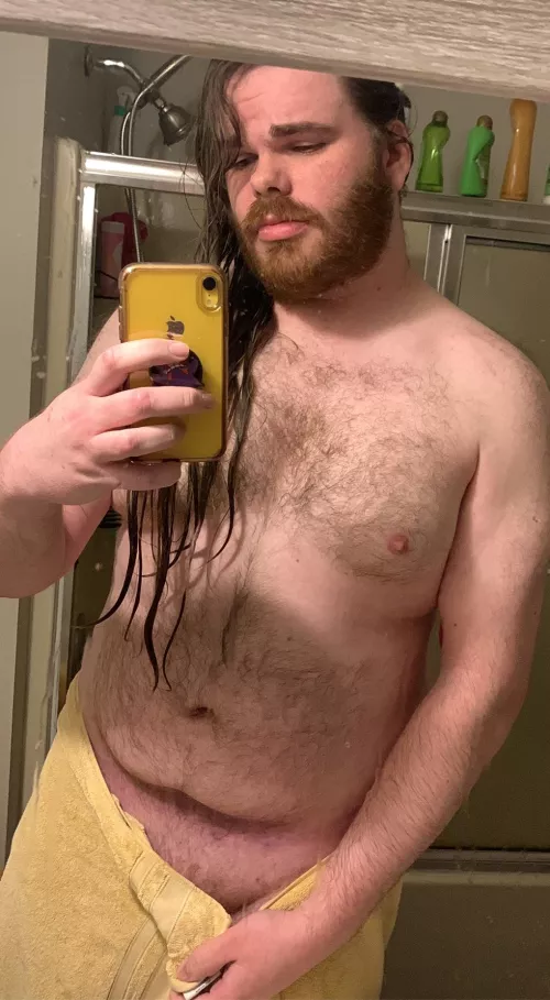 Fresh out of the shower :) who wants to have some fun? 