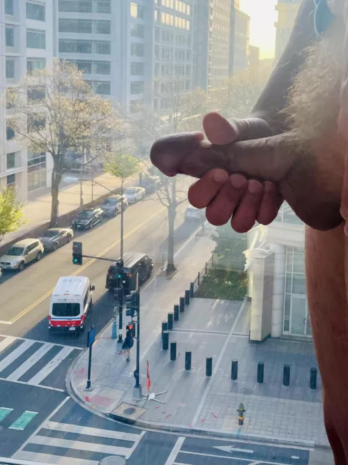 I love a corner room with big windows