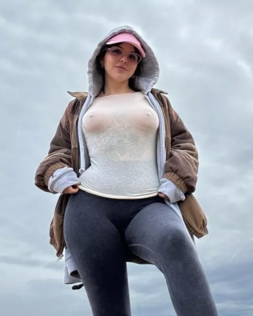 I love going out braless