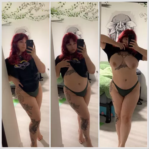 I love stripping down slow