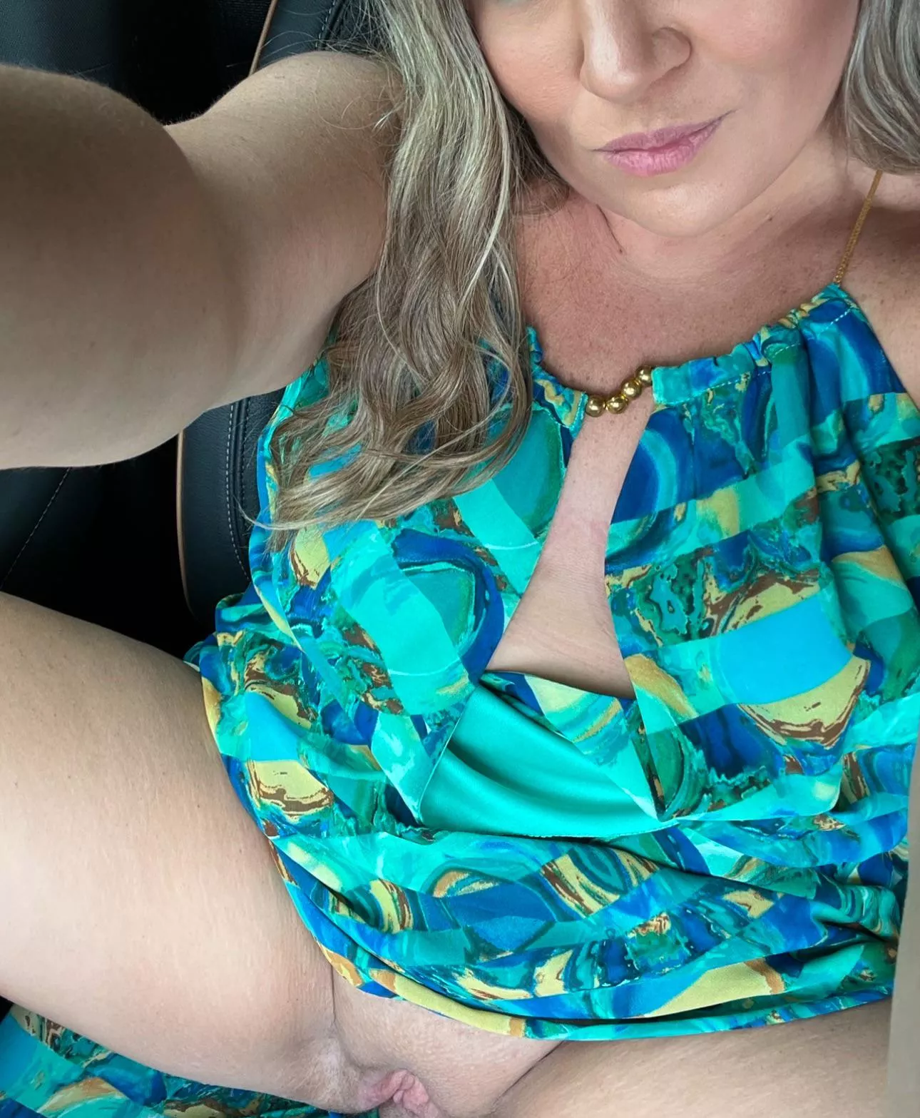 I’m not wearing any panties to church today! 