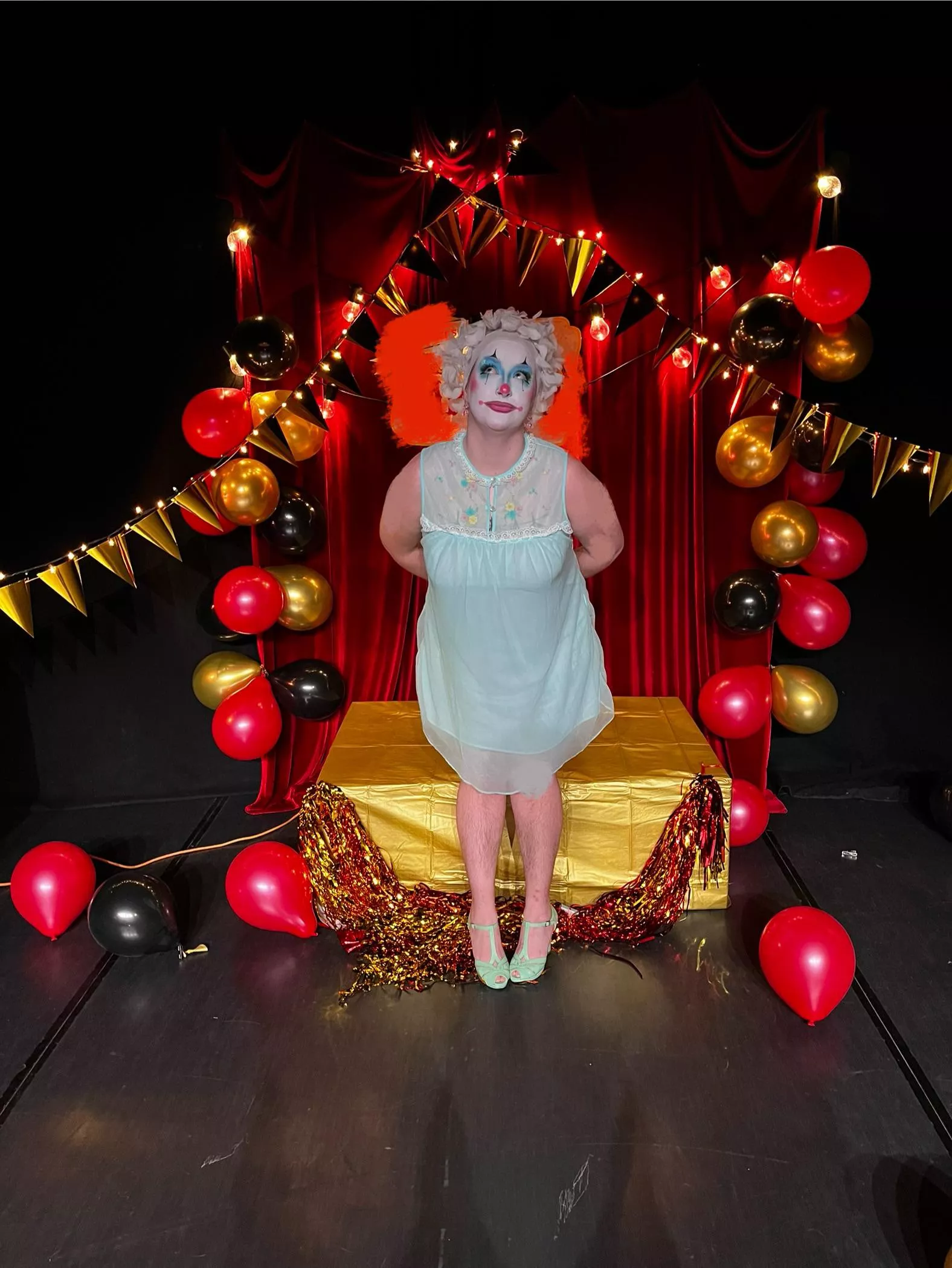 Last night’s clowning around!