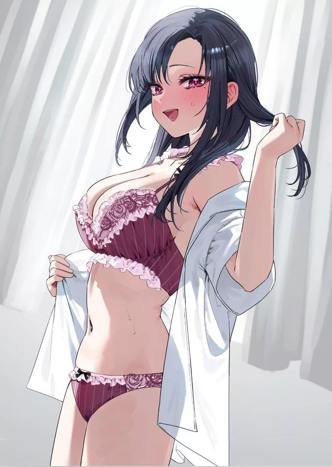 Maroon Lingerie [Artist's Original]