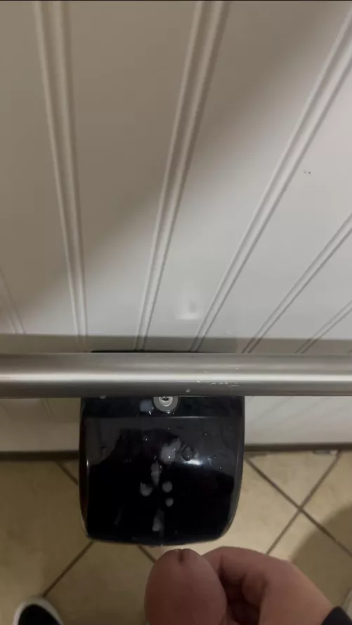 My first cum tag in a restaurant bathroom (18)