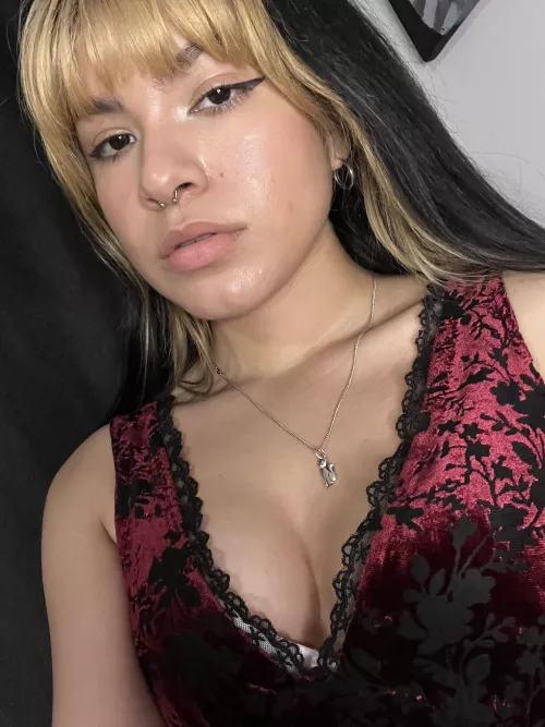 My new dress is perfect for a date [F]