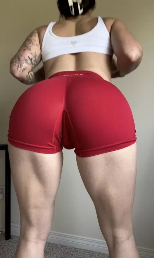 Perfect ass in my shorts
