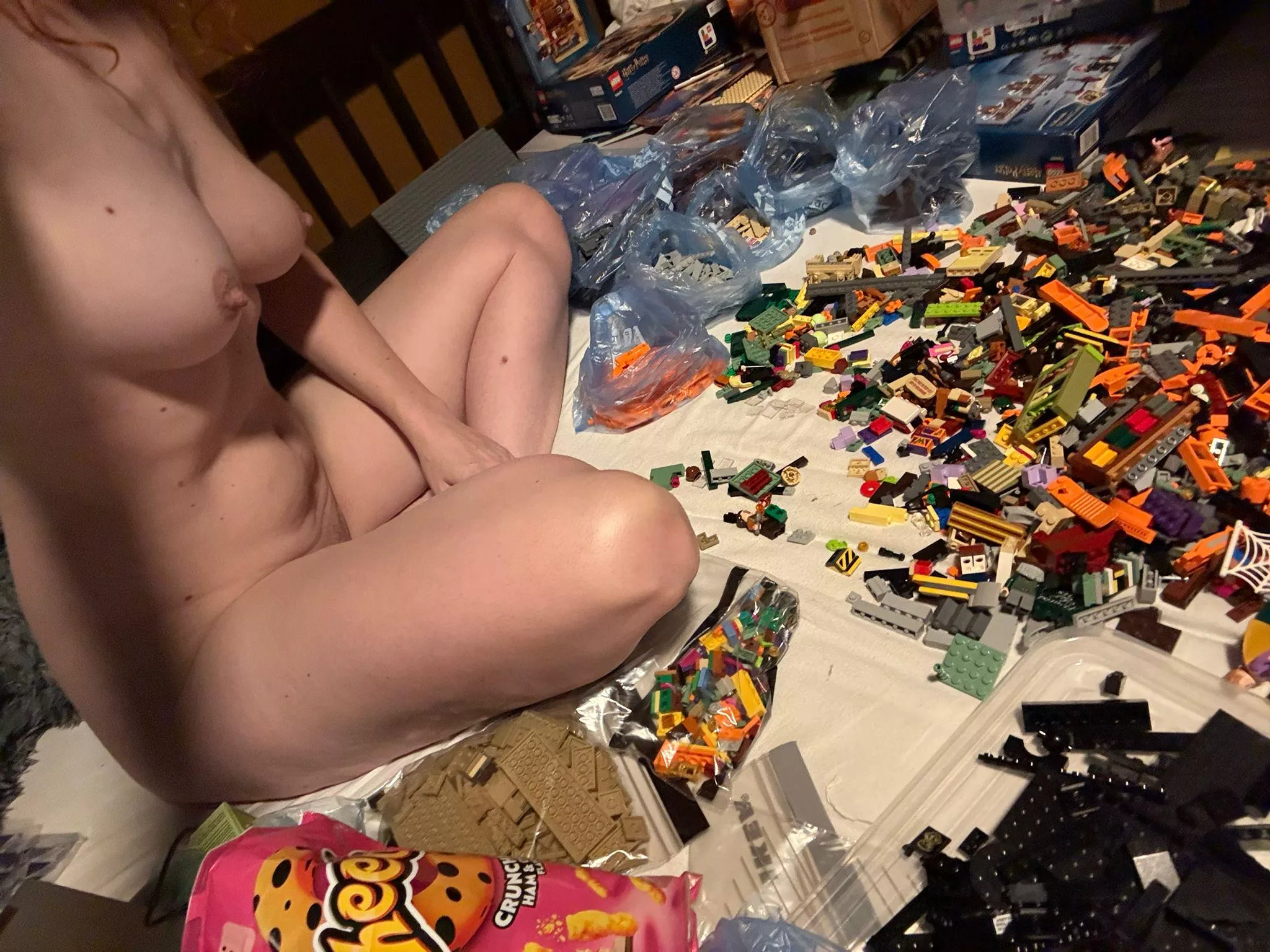 Playing with lego