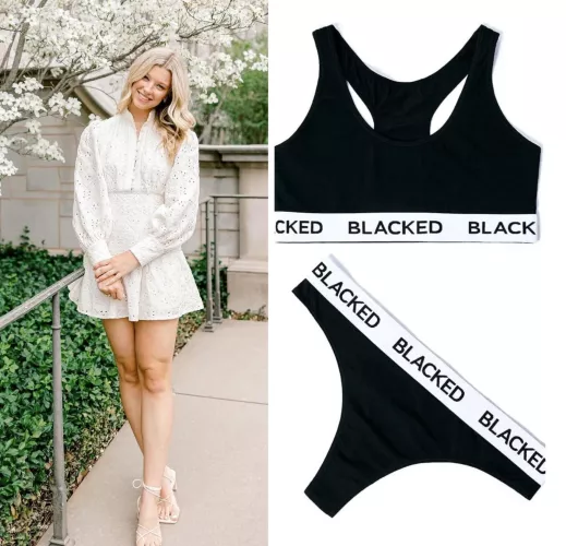 Sexy blonde needs a pair….